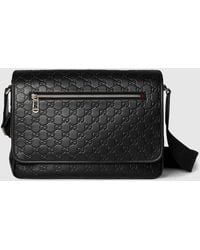 Gucci - Gg Emblem Medium Crossbody Bag - Lyst