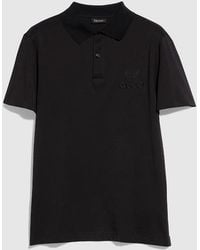 Gucci - Cotton Jersey Polo Shirt With Embroidery - Lyst