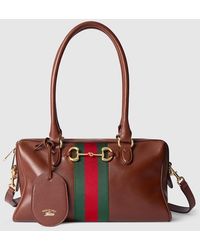 Gucci - Borsetto Medium Boston Bag, Leather - Lyst