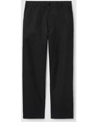 Gucci - Pantalón De Sarga De Algodón Con Tribanda Web, Talla - Lyst