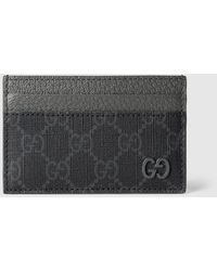 Gucci - GG Card Case With GG Detail - Lyst