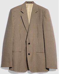 Gucci - Gingham Wool Single-Breasted Jacket - Lyst