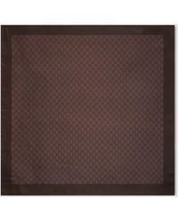 Gucci - Gg Silk Twill Jacquard Carré - Lyst