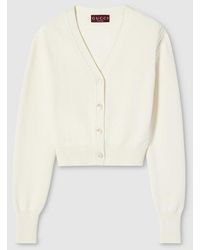 Gucci - Cotton Cardigan With Embroidery - Lyst