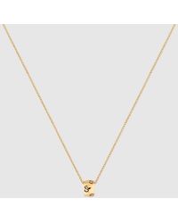 Gucci - Icon 18K Gg Necklace - Lyst