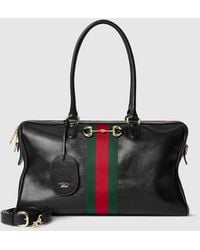 Gucci - Borsetto Large Boston Bag, Leather - Lyst