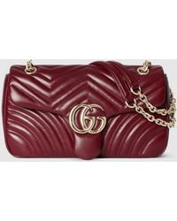 Gucci - Gg Marmont Medium Shoulder Bag - Lyst