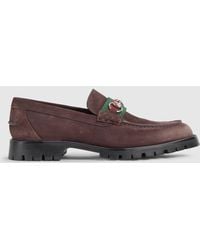 Gucci - Loafer With Horsebit And Lug Sole, Uk - Lyst