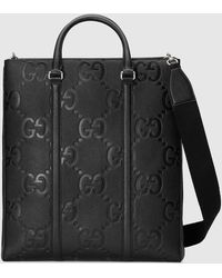 Gucci - Jumbo Gg Leather Tote Bag - Lyst