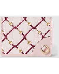 Gucci - Printed Gg Card Case - Lyst