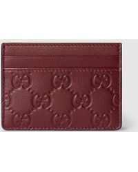 Gucci - Gg Emblem Card Case - Lyst