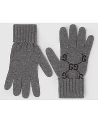 Gucci - Gg Cashmere Gloves - Lyst