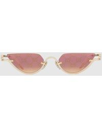 Gucci - Sonnenbrille In Katzenaugenform - Lyst