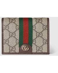 Gucci - Ophidia Small Wallet, Gg Canvas - Lyst