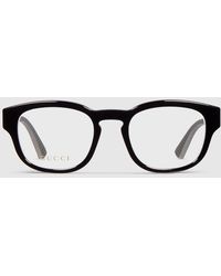 Gucci - Round Optical Frame - Lyst