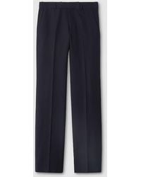 Gucci - Wool Gabardine Trousers With Embroidery - Lyst