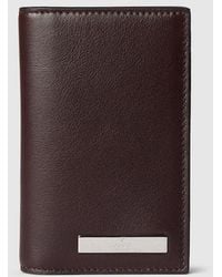 Gucci - Card Case With Metal Tag - Lyst