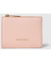 Gucci - Small Wallet With Lettering - Lyst