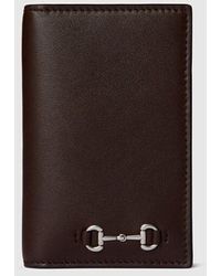 Gucci - Long Card Case With Horsebit - Lyst