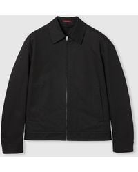 Gucci - Chaqueta De Sarga De Algodón Con Tribanda Web, Talla - Lyst