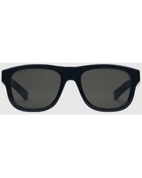 Gucci - Sonnenbrille Mit Ovalem Rahmen - Lyst