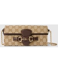 Gucci - Wallet On Chain With Horsebit - Lyst