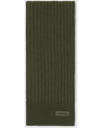 Gucci - Knit Wool Scarf With Logo - Lyst