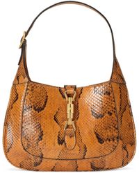 gucci python shoulder bolsa