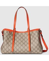 Gucci - Gg Emblem Medium Tote Bag - Lyst