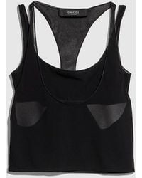 Gucci - Light Crêpe Jersey Bralette Set, Size L, Ready-To-Wear - Lyst