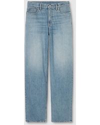 Gucci - Cotton Denim Trousers - Lyst