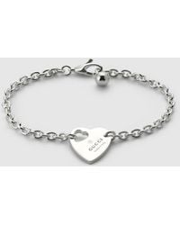 Gucci - Trademark Chain Bracelet With Charm - Lyst