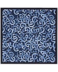 Gucci - Printed Silk Pocket Square - Lyst