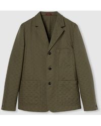 Gucci - Veste En Toile Gg Mélange De Coton, Taille - Lyst