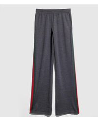 Gucci - Fine Wool Leisure Pants With Web - Lyst