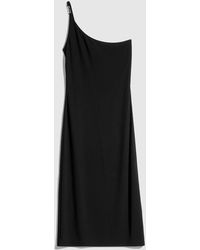 Gucci - Viscose Crêpe Jersey One Shoulder Dress - Lyst