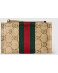 Gucci - Mini Pouch With Web, Gg Canvas - Lyst