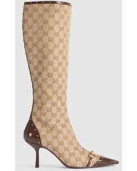 Gucci - Savoy Boot, Gg Canvas - Lyst