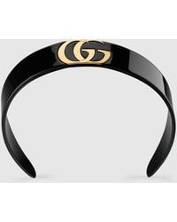 Gucci - Hair Band With Double G, Resin - Lyst