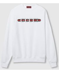 Gucci - Cotton Jersey Sweatshirt With Print - Lyst