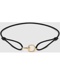 Gucci - Horsebit 18K Charm Bracelet - Lyst