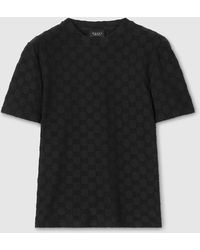 Gucci - Gg Stretch Jersey T-Shirt, Ready-To-Wear - Lyst