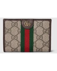 Gucci - Ophidia Small Wallet, Gg Canvas - Lyst