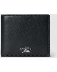 Gucci - Lira Bi-Fold Wallet, Leather - Lyst