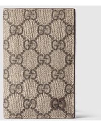 Gucci - Rosso Ancora Interior Passport Case, , Gg Canvas - Lyst