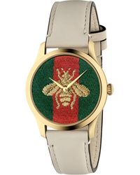 Gucci G-Timeless Uhr, 38 mm - Weiß