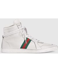 Gucci - Stretch High-Top Trainer - Lyst