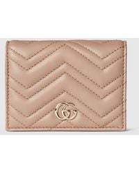 Gucci - Portefeuille Porte-Cartes Gg Marmont - Lyst