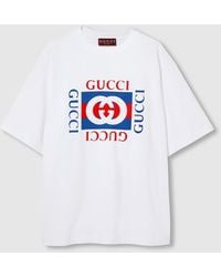 Gucci - Cotton Jersey T-shirt With Print - Lyst