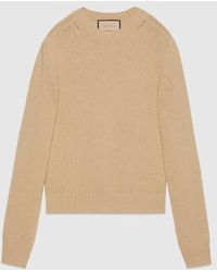 Gucci - Wool Jumper With Embroidery - Lyst